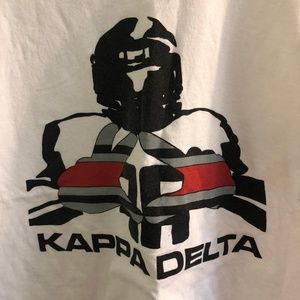 Gildan Tops - Kappa Delta football tank top L Gildan Tops - Kappa Delta football tank top L